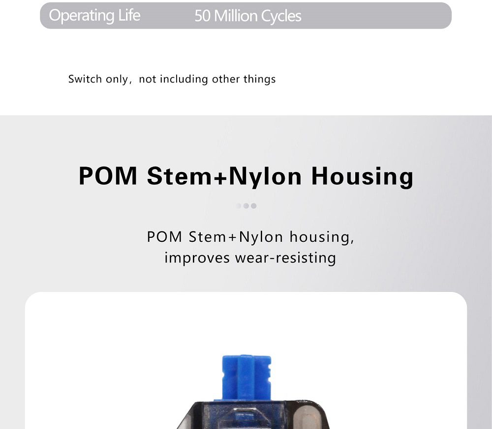 DUROCK Silent Linear Switches 67g Daybreak Gold Plated Spring Classic Blue Patent Silent Stem 5 Pins Linear Keyswitch for DIY Me DUROCK Silent Linear Switches 67g Daybreak Gold Plated Spring Classic Blue Patent Silent Stem 5 Pins Linear Keyswitch for DIY Me