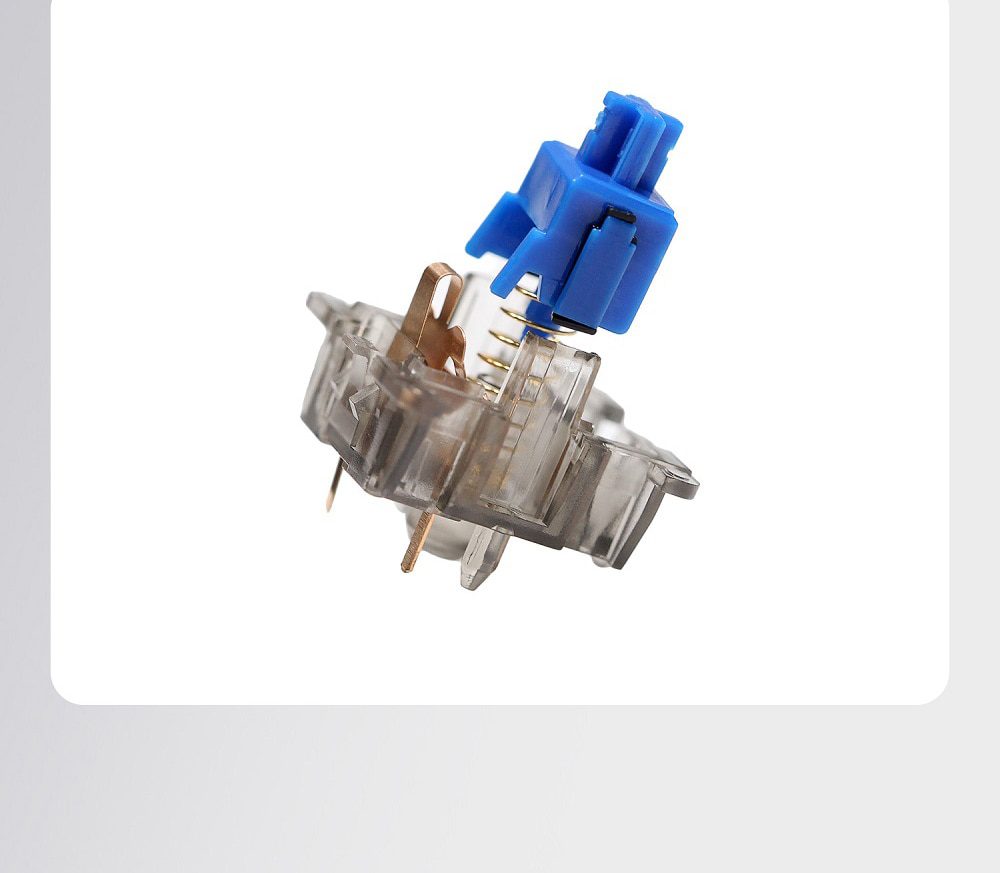 DUROCK Silent Linear Switches 67g Daybreak Gold Plated Spring Classic Blue Patent Silent Stem 5 Pins Linear Keyswitch for DIY Me DUROCK Silent Linear Switches 67g Daybreak Gold Plated Spring Classic Blue Patent Silent Stem 5 Pins Linear Keyswitch for DIY Me