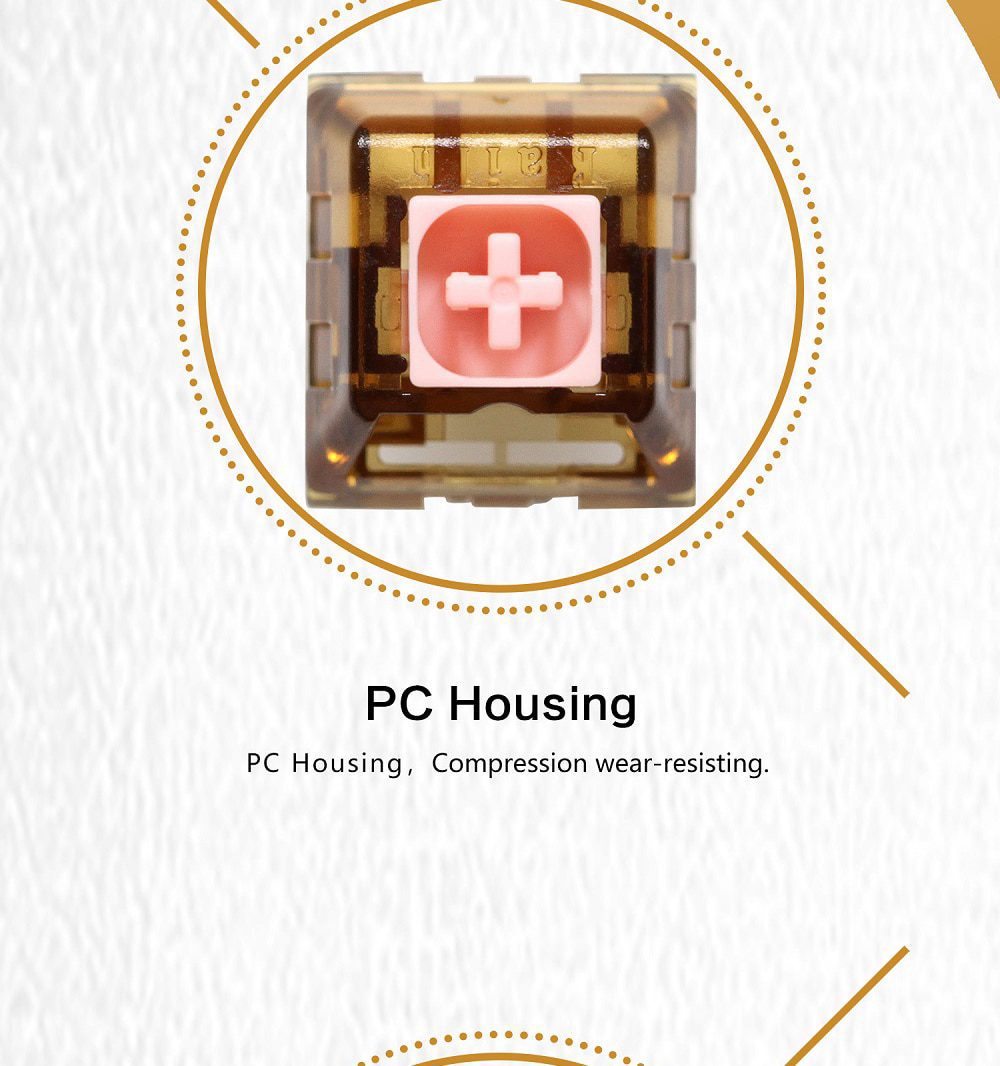 Kailh COCO PINK BOX V2 Switch RGB SMD Linear 50g Switches For Mechanical keyboard mx stem 5pin Pink PC POM Kailh COCO PINK BOX V2 Switch RGB SMD Linear 50g Switches For Mechanical keyboard mx stem 5pin Pink PC POM