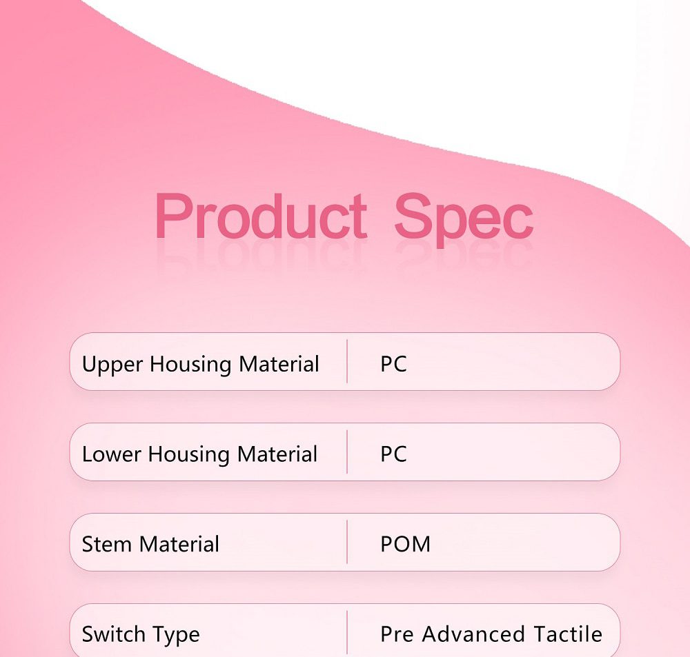 ROCOCO Switch Pre Advanced Tactile 45g 5pin SMD RGB mx stem switch for mechanical keyboard Gold Plated Spring POM PC ROCOCO Switch Pre Advanced Tactile 45g 5pin SMD RGB mx stem switch for mechanical keyboard Gold Plated Spring POM PC