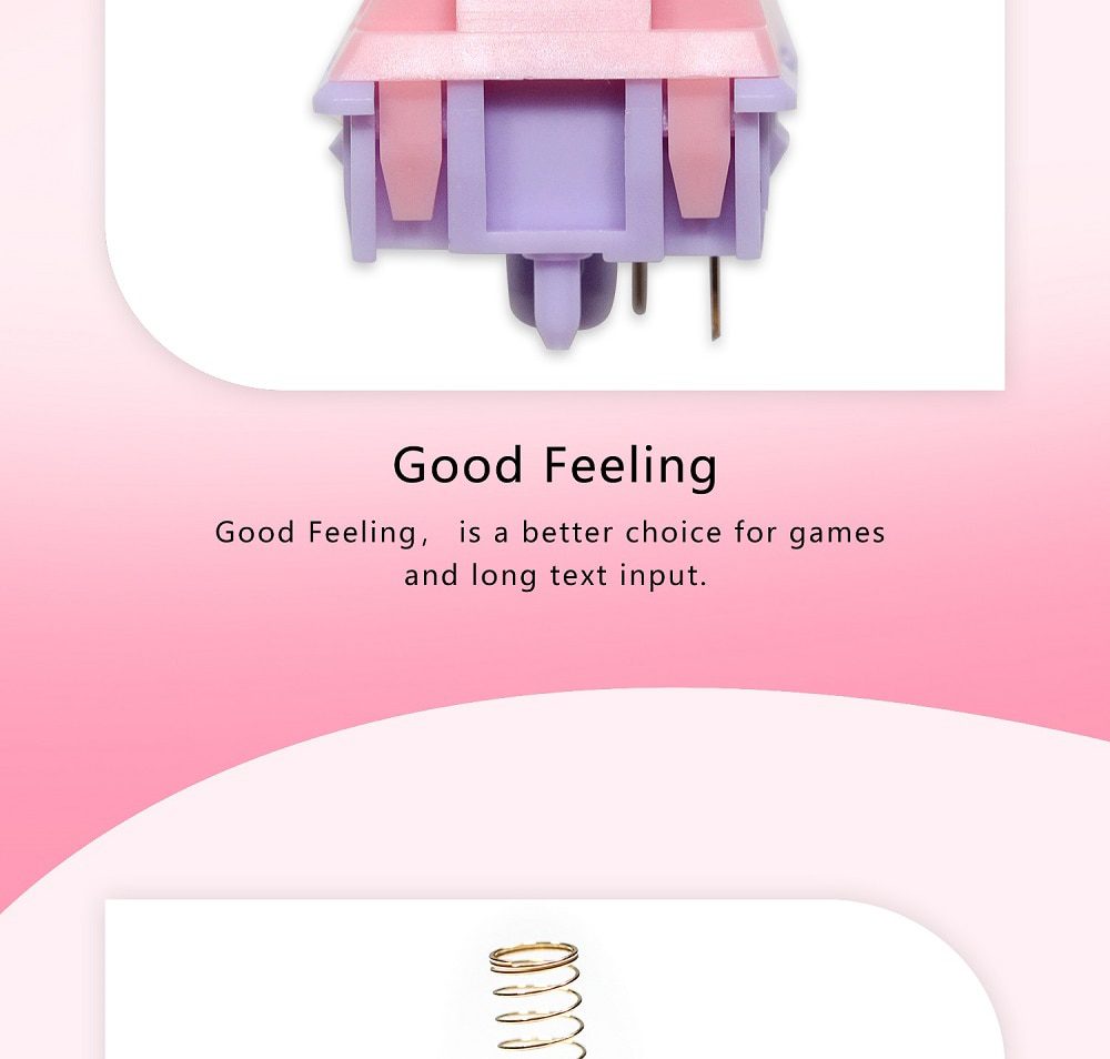 ROCOCO Switch Pre Advanced Tactile 45g 5pin SMD RGB mx stem switch for mechanical keyboard Gold Plated Spring POM PC ROCOCO Switch Pre Advanced Tactile 45g 5pin SMD RGB mx stem switch for mechanical keyboard Gold Plated Spring POM PC