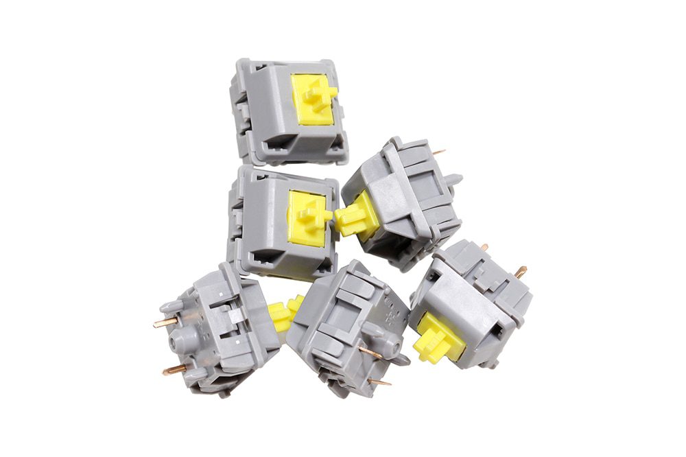 DUROCK POM T1 Sunflower Tactile Keyboard Switch Pre-Lubed 67g Mechanical Key Switches Unique Keyswitch 5 Pin Yellow Grey 5pin DUROCK POM T1 Sunflower Tactile Keyboard Switch Pre-Lubed 67g Mechanical Key Switches Unique Keyswitch 5 Pin Yellow Grey 5pin
