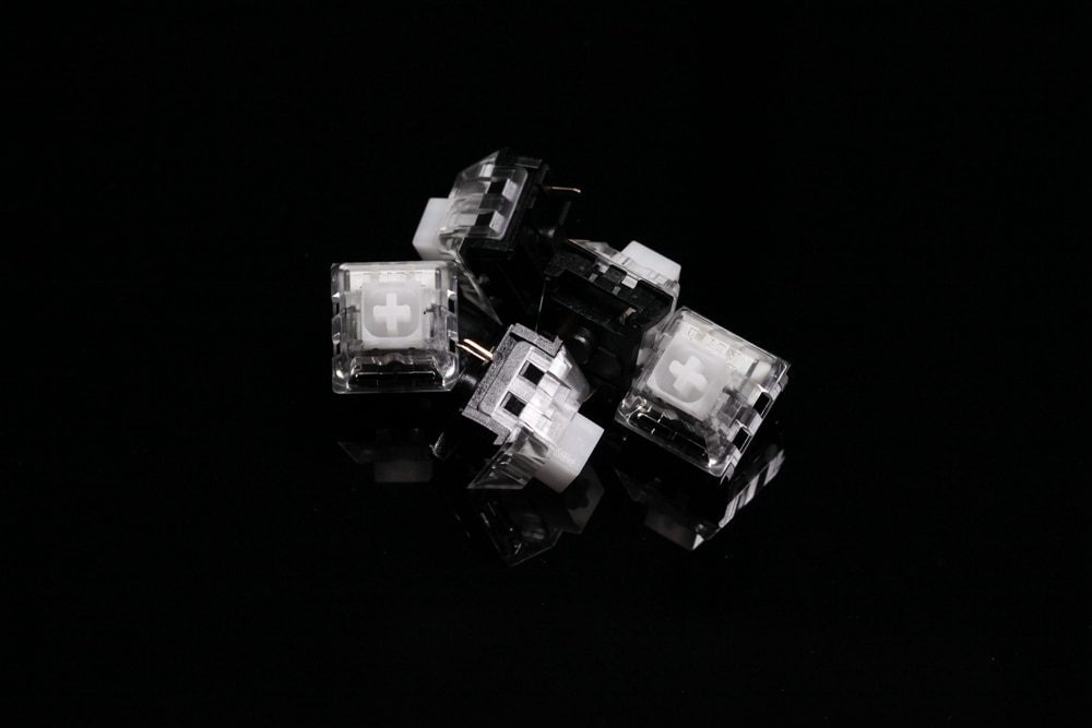 Novelkey Kailh Hako Royal Clears Switch RGB SMD Clear Tactile 85g Switches Dustproof Switch For Mechanical keyboard IP56 mx stem Novelkey Kailh Hako Royal Clears Switch RGB SMD Clear Tactile 85g Switches Dustproof Switch For Mechanical keyboard IP56 mx stem
