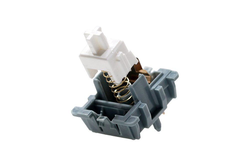 Domikey X JU In Former Days Switch Linear 55g 5pin SMD RGB mx stem switch for mechanical keyboard Gold Plated Spring Domikey X JU In Former Days Switch Linear 55g 5pin SMD RGB mx stem switch for mechanical keyboard Gold Plated Spring