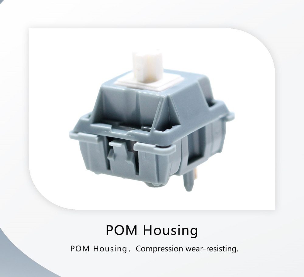 Domikey X JU In Former Days Switch Linear 55g 5pin SMD RGB mx stem switch for mechanical keyboard Gold Plated Spring Domikey X JU In Former Days Switch Linear 55g 5pin SMD RGB mx stem switch for mechanical keyboard Gold Plated Spring