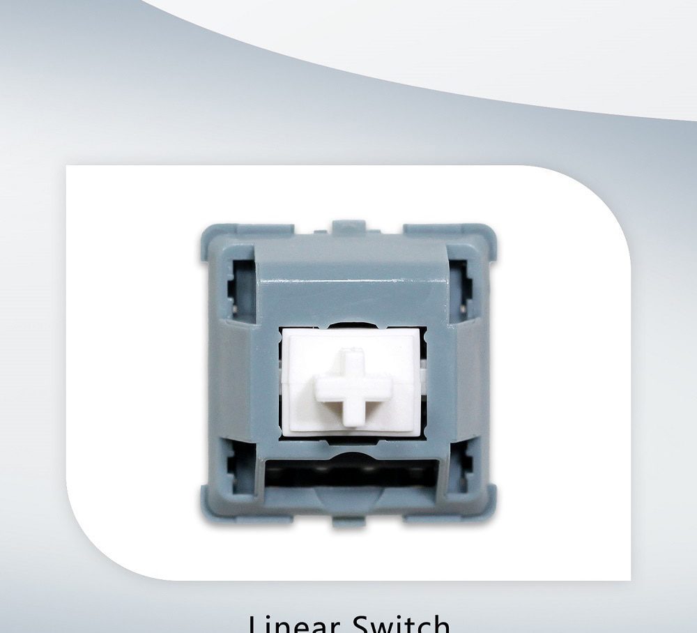 Domikey X JU In Former Days Switch Linear 55g 5pin SMD RGB mx stem switch for mechanical keyboard Gold Plated Spring Domikey X JU In Former Days Switch Linear 55g 5pin SMD RGB mx stem switch for mechanical keyboard Gold Plated Spring