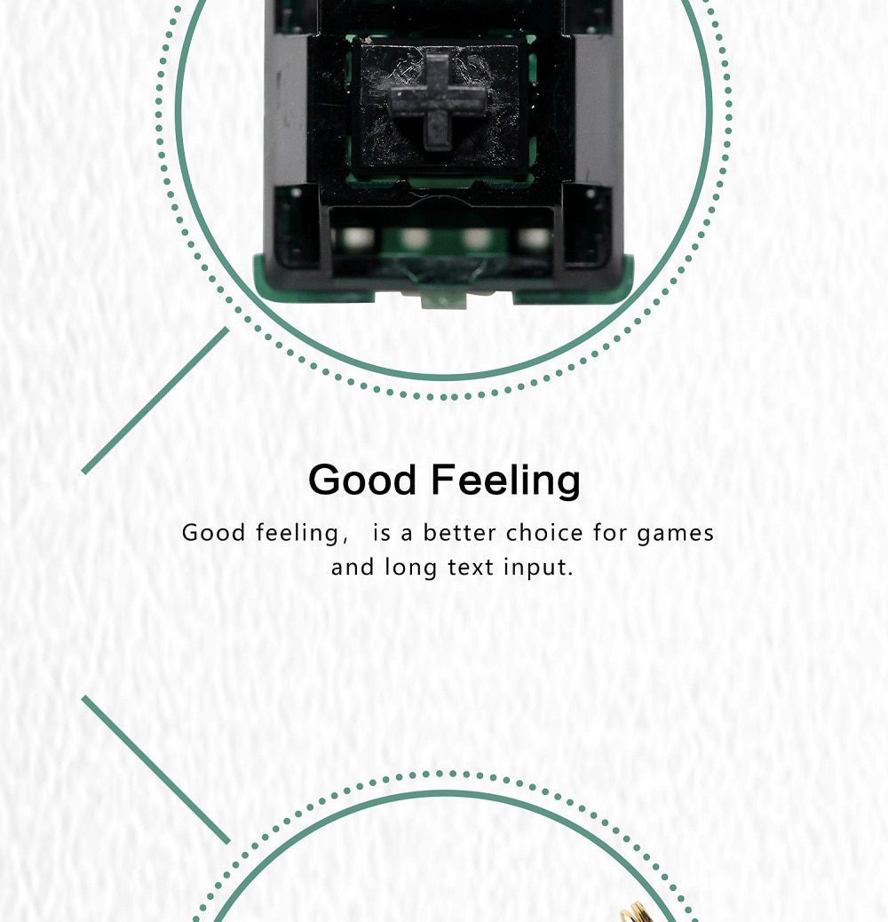 MOYU Hardess Switch RGB SMD Linear 63.5g Switches For Mechanical keyboard mx stem 5pin Dark Green 3 Stages Gold Plated Spring MOYU Hardess Switch RGB SMD Linear 63.5g Switches For Mechanical keyboard mx stem 5pin Dark Green 3 Stages Gold Plated Spring