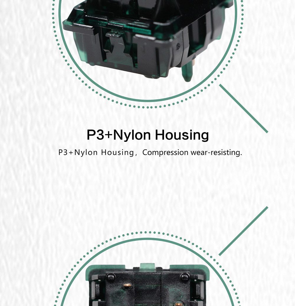 MOYU Hardess Switch RGB SMD Linear 63.5g Switches For Mechanical keyboard mx stem 5pin Dark Green 3 Stages Gold Plated Spring MOYU Hardess Switch RGB SMD Linear 63.5g Switches For Mechanical keyboard mx stem 5pin Dark Green 3 Stages Gold Plated Spring