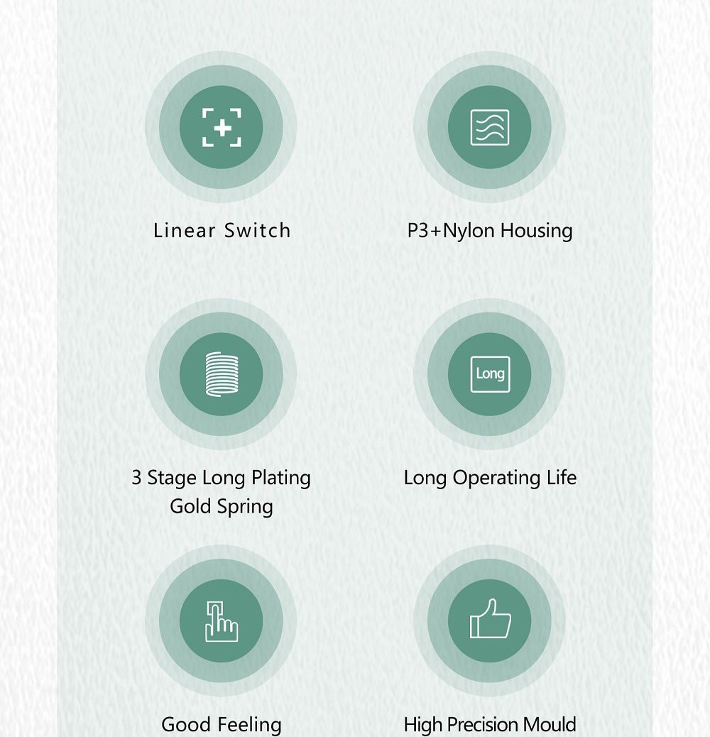 MOYU Hardess Switch RGB SMD Linear 63.5g Switches For Mechanical keyboard mx stem 5pin Dark Green 3 Stages Gold Plated Spring MOYU Hardess Switch RGB SMD Linear 63.5g Switches For Mechanical keyboard mx stem 5pin Dark Green 3 Stages Gold Plated Spring