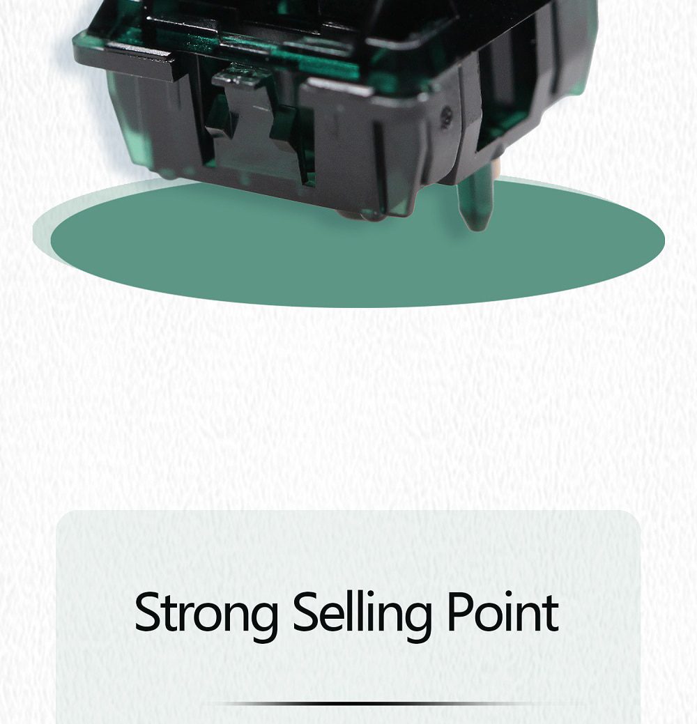 MOYU Hardess Switch RGB SMD Linear 63.5g Switches For Mechanical keyboard mx stem 5pin Dark Green 3 Stages Gold Plated Spring MOYU Hardess Switch RGB SMD Linear 63.5g Switches For Mechanical keyboard mx stem 5pin Dark Green 3 Stages Gold Plated Spring