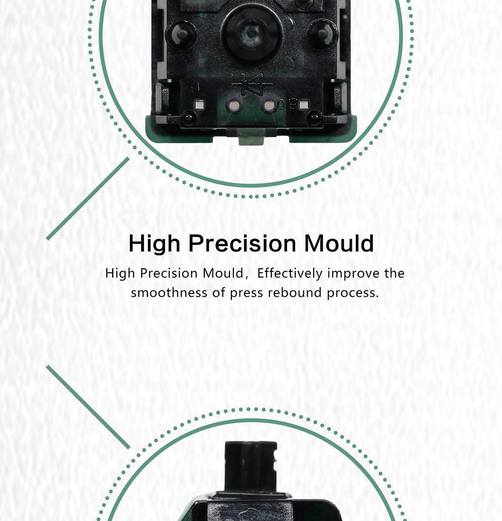 MOYU Hardess Switch RGB SMD Linear 63.5g Switches For Mechanical keyboard mx stem 5pin Dark Green 3 Stages Gold Plated Spring MOYU Hardess Switch RGB SMD Linear 63.5g Switches For Mechanical keyboard mx stem 5pin Dark Green 3 Stages Gold Plated Spring