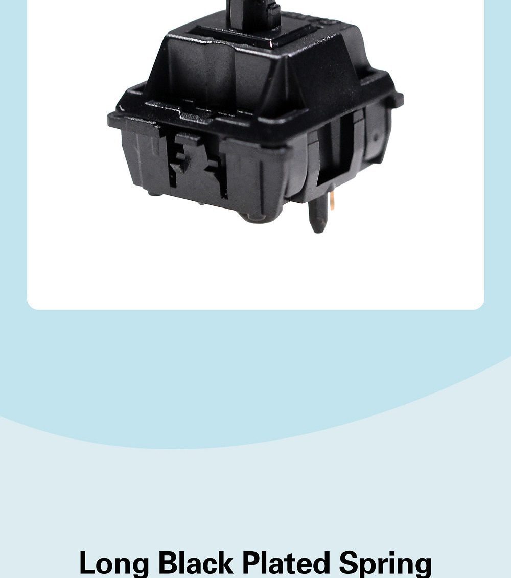 35pcs Gateron Oil King Linear Switch 5pin RGB 65g mx POM stem for mechanical keyboard 60m Black Plated Long Spring Pre Lubed 35pcs Gateron Oil King Linear Switch 5pin RGB 65g mx POM stem for mechanical keyboard 60m Black Plated Long Spring Pre Lubed