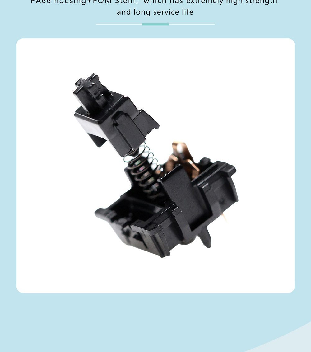 35pcs Gateron Oil King Linear Switch 5pin RGB 65g mx POM stem for mechanical keyboard 60m Black Plated Long Spring Pre Lubed 35pcs Gateron Oil King Linear Switch 5pin RGB 65g mx POM stem for mechanical keyboard 60m Black Plated Long Spring Pre Lubed