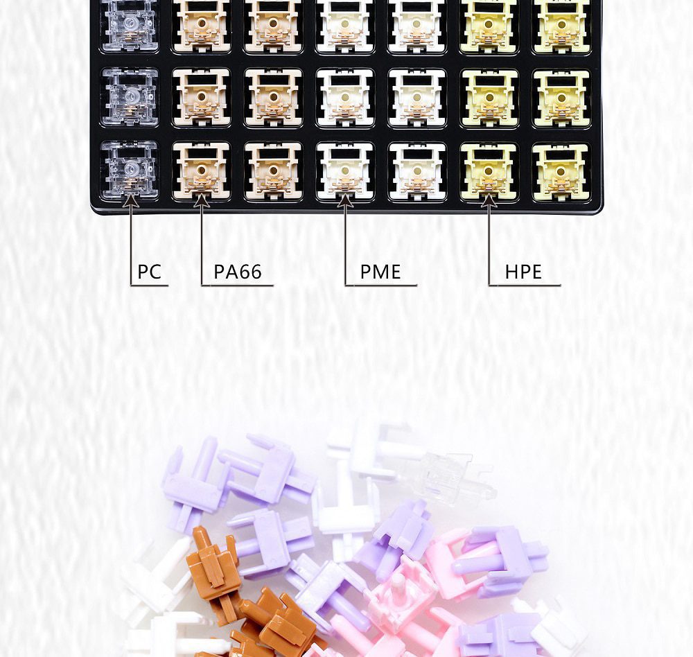 TECSEE Ice Cream Linear DIY Switch 5pin RGB SMD 62g 58g mx switch for mechanical keyboard 60m Nylon UPE POM HPE PME PC TECSEE Ice Cream Linear DIY Switch 5pin RGB SMD 62g 58g mx switch for mechanical keyboard 60m Nylon UPE POM HPE PME PC