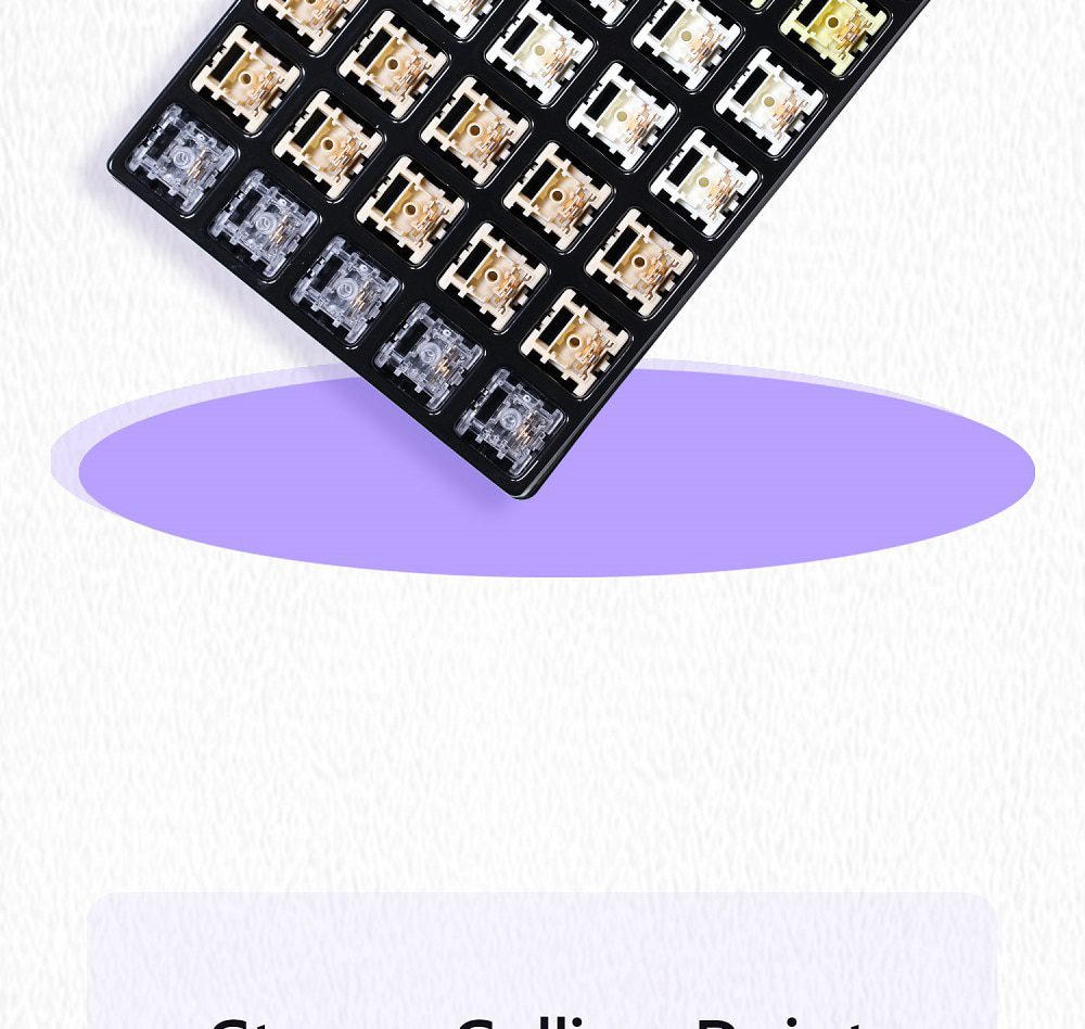 TECSEE Ice Cream Linear DIY Switch 5pin RGB SMD 62g 58g mx switch for mechanical keyboard 60m Nylon UPE POM HPE PME PC TECSEE Ice Cream Linear DIY Switch 5pin RGB SMD 62g 58g mx switch for mechanical keyboard 60m Nylon UPE POM HPE PME PC