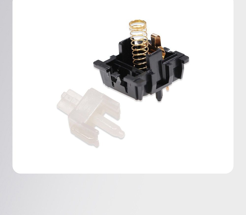 DUROCK Full POM Piano Switch 63.5g with Deeper Sound Super Smooth Performance Linear Switch 5 Pins Mechanical Keyboard Switch DUROCK Full POM Piano Switch 63.5g with Deeper Sound Super Smooth Performance Linear Switch 5 Pins Mechanical Keyboard Switch