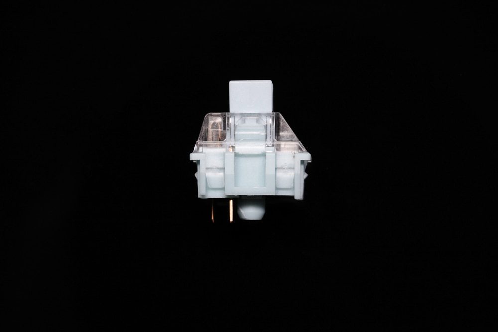 TTC Bluish White 42g Switch Tactile Switches For Mechanical Keyboard MX Series 3 Pins smd rgb light cyan colorway TTC Bluish White 42g Switch Tactile Switches For Mechanical Keyboard MX Series 3 Pins smd rgb light cyan colorway