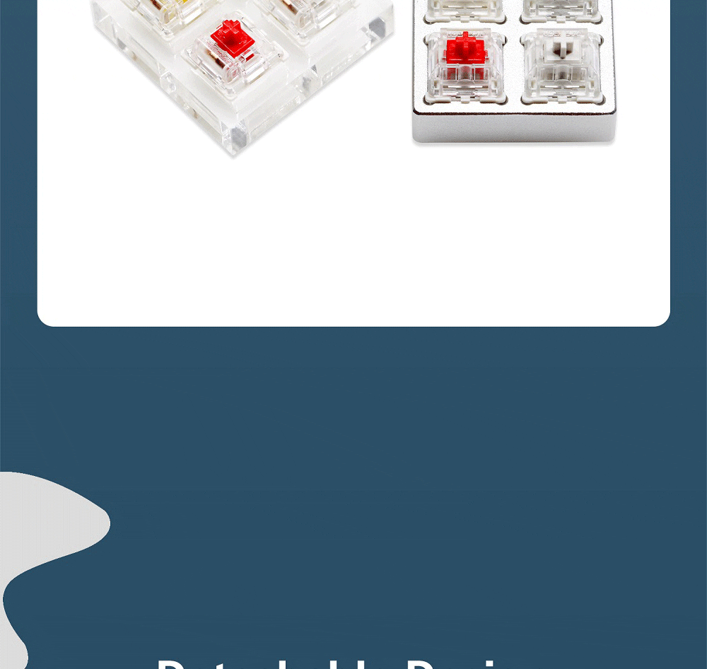 Acrylic Switch Tester or CNC Tester Gateron Switch for Mechanical Keyboard Pro Yellow Pro Red Pro Silver White Linear Tactile Acrylic Switch Tester or CNC Tester Gateron Switch for Mechanical Keyboard Pro Yellow Pro Red Pro Silver White Linear Tactile