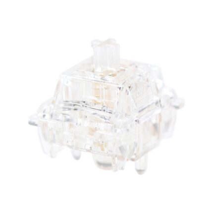 Gateron North Pole Switch Arctic Linear 50g 67g 5pin SMD RGB mx stem switch for mechanical keyboard Clear Transparent