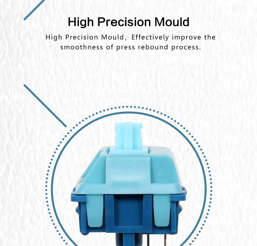 MOYU Poseidon Switch RGB SMD Linear 58g Switches For Mechanical keyboard mx stem 5pin Blue Cyan 3 Stages Gold Plated Spring MOYU Poseidon Switch RGB SMD Linear 58g Switches For Mechanical keyboard mx stem 5pin Blue Cyan 3 Stages Gold Plated Spring