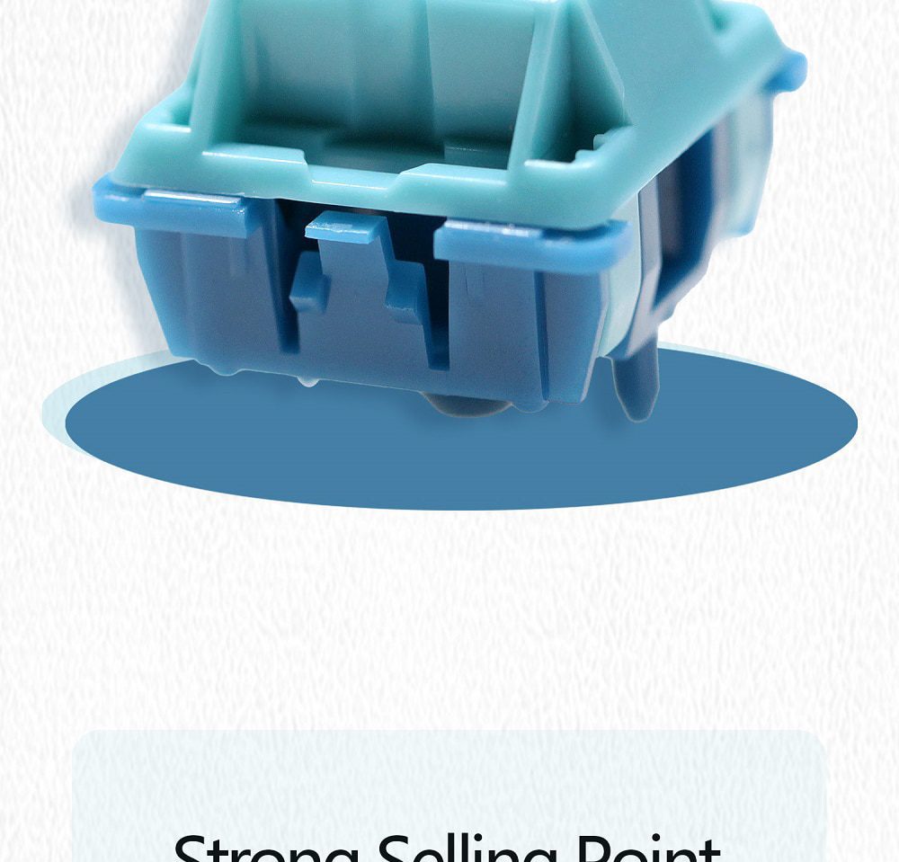 MOYU Poseidon Switch RGB SMD Linear 58g Switches For Mechanical keyboard mx stem 5pin Blue Cyan 3 Stages Gold Plated Spring MOYU Poseidon Switch RGB SMD Linear 58g Switches For Mechanical keyboard mx stem 5pin Blue Cyan 3 Stages Gold Plated Spring