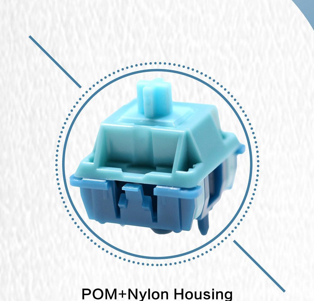 MOYU Poseidon Switch RGB SMD Linear 58g Switches For Mechanical keyboard mx stem 5pin Blue Cyan 3 Stages Gold Plated Spring MOYU Poseidon Switch RGB SMD Linear 58g Switches For Mechanical keyboard mx stem 5pin Blue Cyan 3 Stages Gold Plated Spring