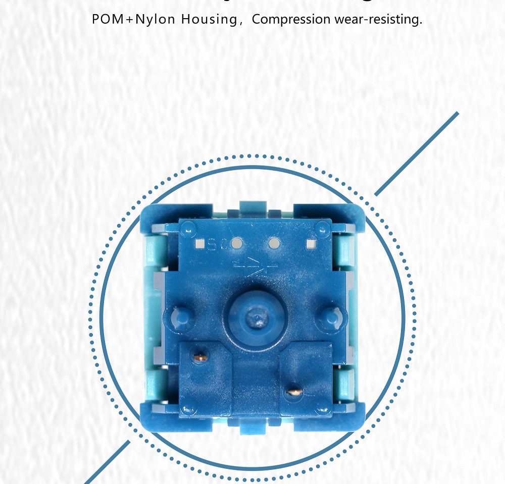 MOYU Poseidon Switch RGB SMD Linear 58g Switches For Mechanical keyboard mx stem 5pin Blue Cyan 3 Stages Gold Plated Spring MOYU Poseidon Switch RGB SMD Linear 58g Switches For Mechanical keyboard mx stem 5pin Blue Cyan 3 Stages Gold Plated Spring