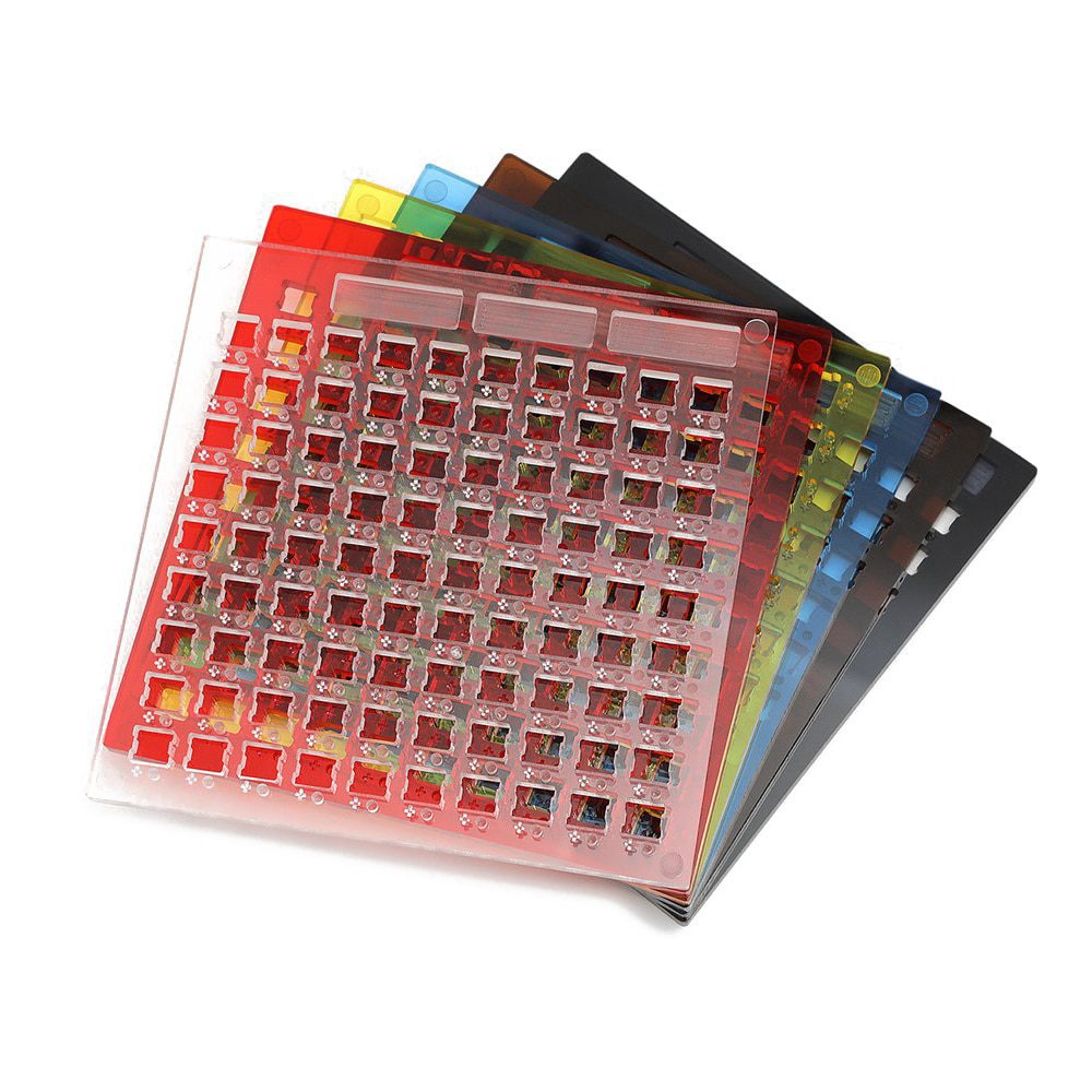 ABS Plastic Switch Tester Base with Clear Blank Keycap for switch for EVERGLIDE Cherry Gateron Kailh TTC Candy Durock