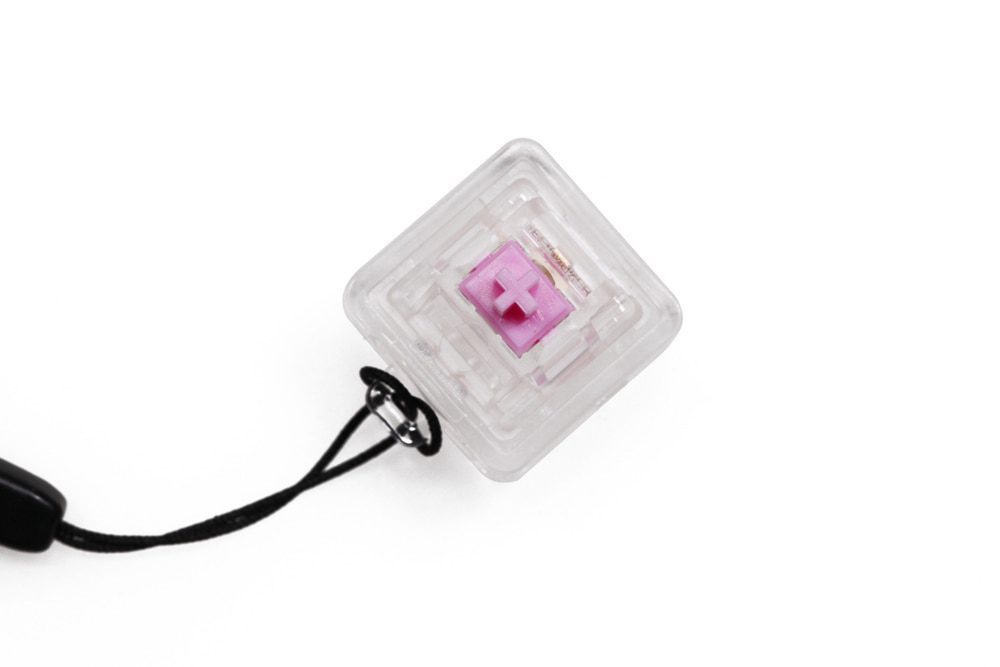 ABS Plastic Switch Tester Base with Clear Blank Keycap for switch for EVERGLIDE Cherry Gateron Kailh TTC Candy Durock