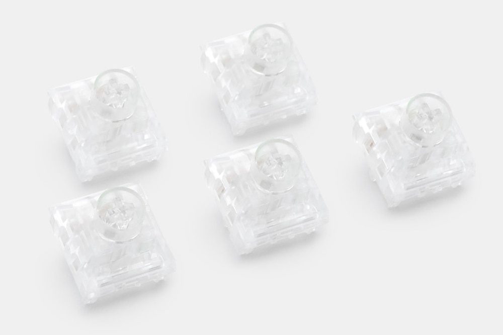 10 PCS Kailh Jellyfish V2 Switch RGB SMD Linear 60g Switches For Mechanical keyboard mx stem 5pin Self lubricating Transparent 10 PCS Kailh Jellyfish V2 Switch RGB SMD Linear 60g Switches For Mechanical keyboard mx stem 5pin Self lubricating Transparent
