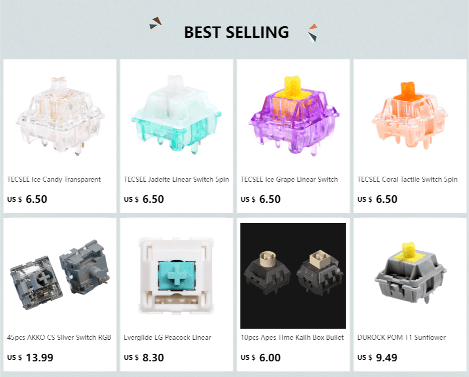 TECSEE Coral Tactile Switch 5pin RGB SMD 68g force mx switch for mechanical keyboard 60m Gold Sping Nylon Top PME Bottom Orange TECSEE Coral Tactile Switch 5pin RGB SMD 68g force mx switch for mechanical keyboard 60m Gold Sping Nylon Top PME Bottom Orange