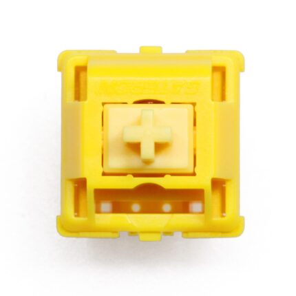 Gateron CAP Gold V2 Switch Extras 5pin RGB Linear 63g mx stem switch for mechanical keyboard 50m Gold Yellow