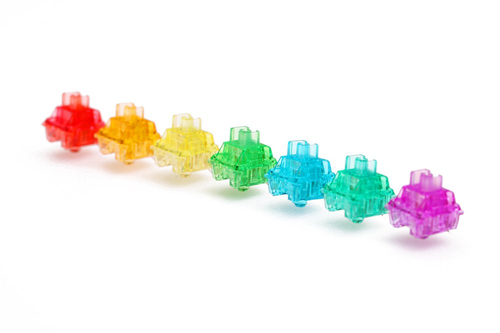 1pcs CandySwitch RGB SMD Linear 60g Switches For Mechanical keyboard mx stem Rainbow Blinding Light Sakura Snow Green Jade 1pcs CandySwitch RGB SMD Linear 60g Switches For Mechanical keyboard mx stem Rainbow Blinding Light Sakura Snow Green Jade