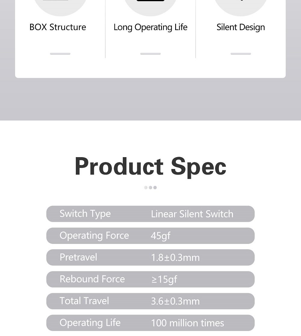 10PCS Kailh Deep Sea Ocean BOX V2 Switch RGB SMD Silent Linear 45g Switches For Mechanical keyboard mx stem 3pin Blue 10PCS Kailh Deep Sea Ocean BOX V2 Switch RGB SMD Silent Linear 45g Switches For Mechanical keyboard mx stem 3pin Blue