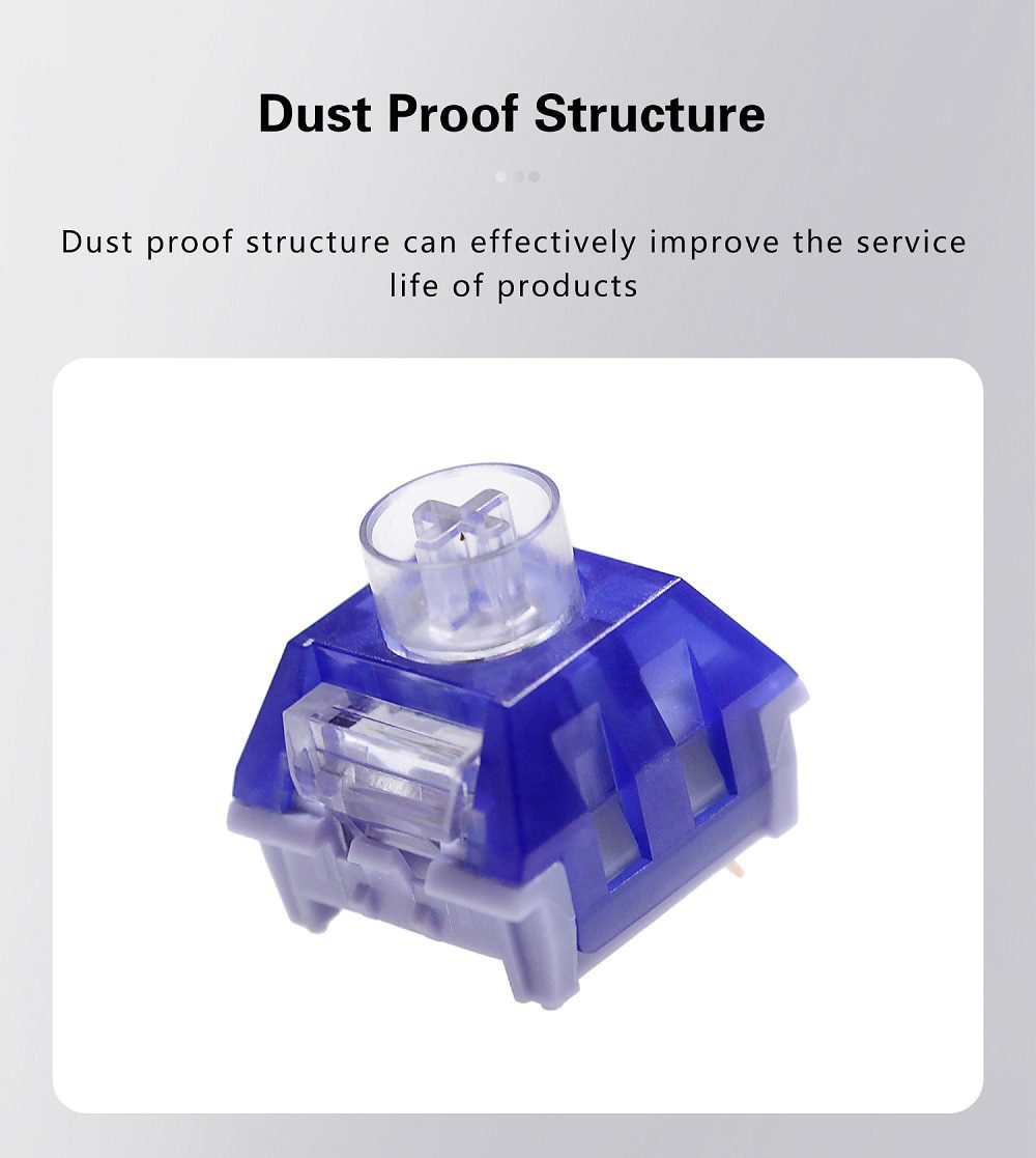 10PCS Kailh Deep Sea Ocean BOX V2 Switch RGB SMD Silent Linear 45g Switches For Mechanical keyboard mx stem 3pin Blue 10PCS Kailh Deep Sea Ocean BOX V2 Switch RGB SMD Silent Linear 45g Switches For Mechanical keyboard mx stem 3pin Blue