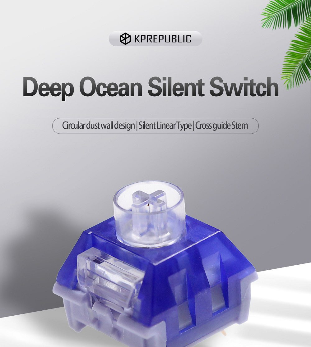 10PCS Kailh Deep Sea Ocean BOX V2 Switch RGB SMD Silent Linear 45g Switches For Mechanical keyboard mx stem 3pin Blue 10PCS Kailh Deep Sea Ocean BOX V2 Switch RGB SMD Silent Linear 45g Switches For Mechanical keyboard mx stem 3pin Blue