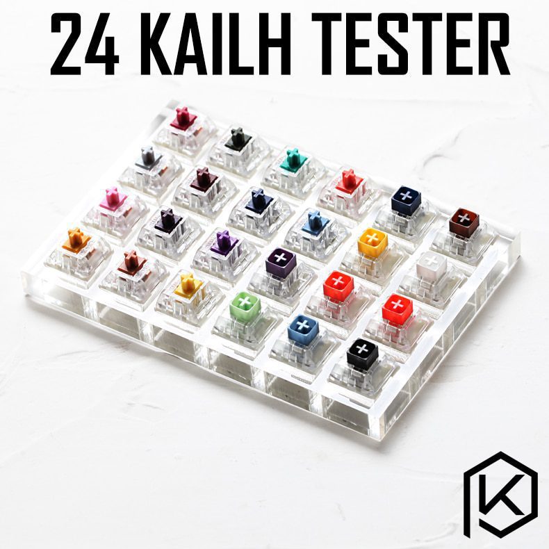 24 switch switches tester with acrylic base blank keycaps for mechanical keyboard kailh box heavy pro purple orange yellow gold 24 switch switches tester with acrylic base blank keycaps for mechanical keyboard kailh box heavy pro purple orange yellow gold