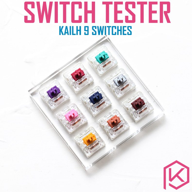 aluminum or Acrylic Switch Tester 2X2 kailh box switches Chinese Style red green grey yellow RGB SMD for Mechanical Keyboard aluminum or Acrylic Switch Tester 2X2 kailh box switches Chinese Style red green grey yellow RGB SMD for Mechanical Keyboard