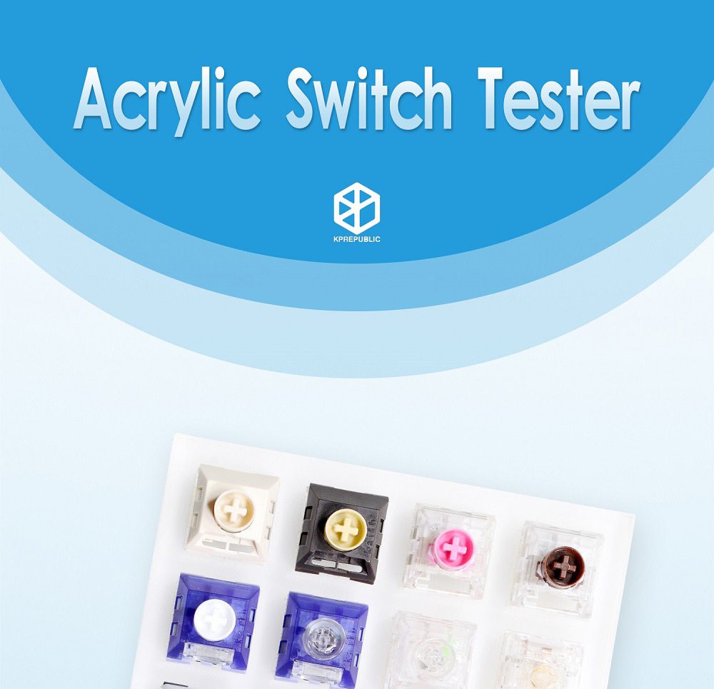Acrylic Switch Tester Gateron Switch Kialh Box JWICK Switch for Mechanical Keyboard White Silent EQUALZ TECSEE Linear Acrylic Switch Tester Gateron Switch Kialh Box JWICK Switch for Mechanical Keyboard White Silent EQUALZ TECSEE Linear