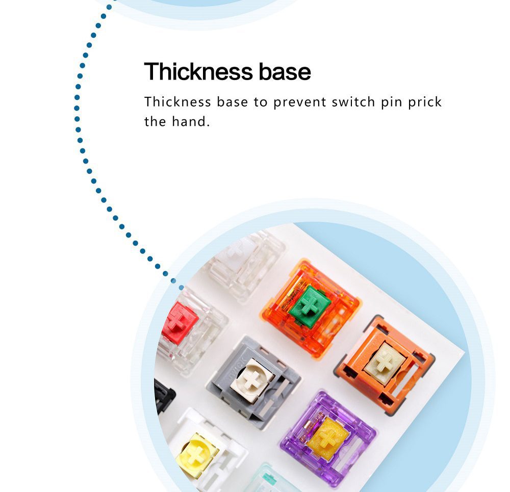 Acrylic Switch Tester Gateron Switch Kialh Box JWICK Switch for Mechanical Keyboard White Silent EQUALZ TECSEE Linear Acrylic Switch Tester Gateron Switch Kialh Box JWICK Switch for Mechanical Keyboard White Silent EQUALZ TECSEE Linear