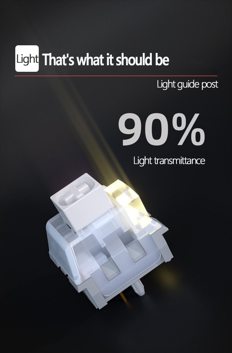 10PCS Kailh White Owl V2 Switch RGB SMD Clicky 70g Switches For Mechanical keyboard mx stem 5pin White Grey 10PCS Kailh White Owl V2 Switch RGB SMD Clicky 70g Switches For Mechanical keyboard mx stem 5pin White Grey