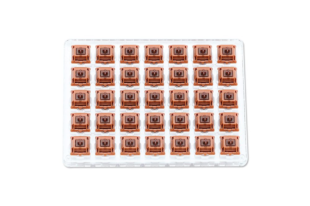35pcs Gateron CAP V2 Gold Borwn Milky Brown Switch Extras 5pin RGB Tactile 55g mx stem switch for mechanical keyboard 60m 35pcs Gateron CAP V2 Gold Borwn Milky Brown Switch Extras 5pin RGB Tactile 55g mx stem switch for mechanical keyboard 60m