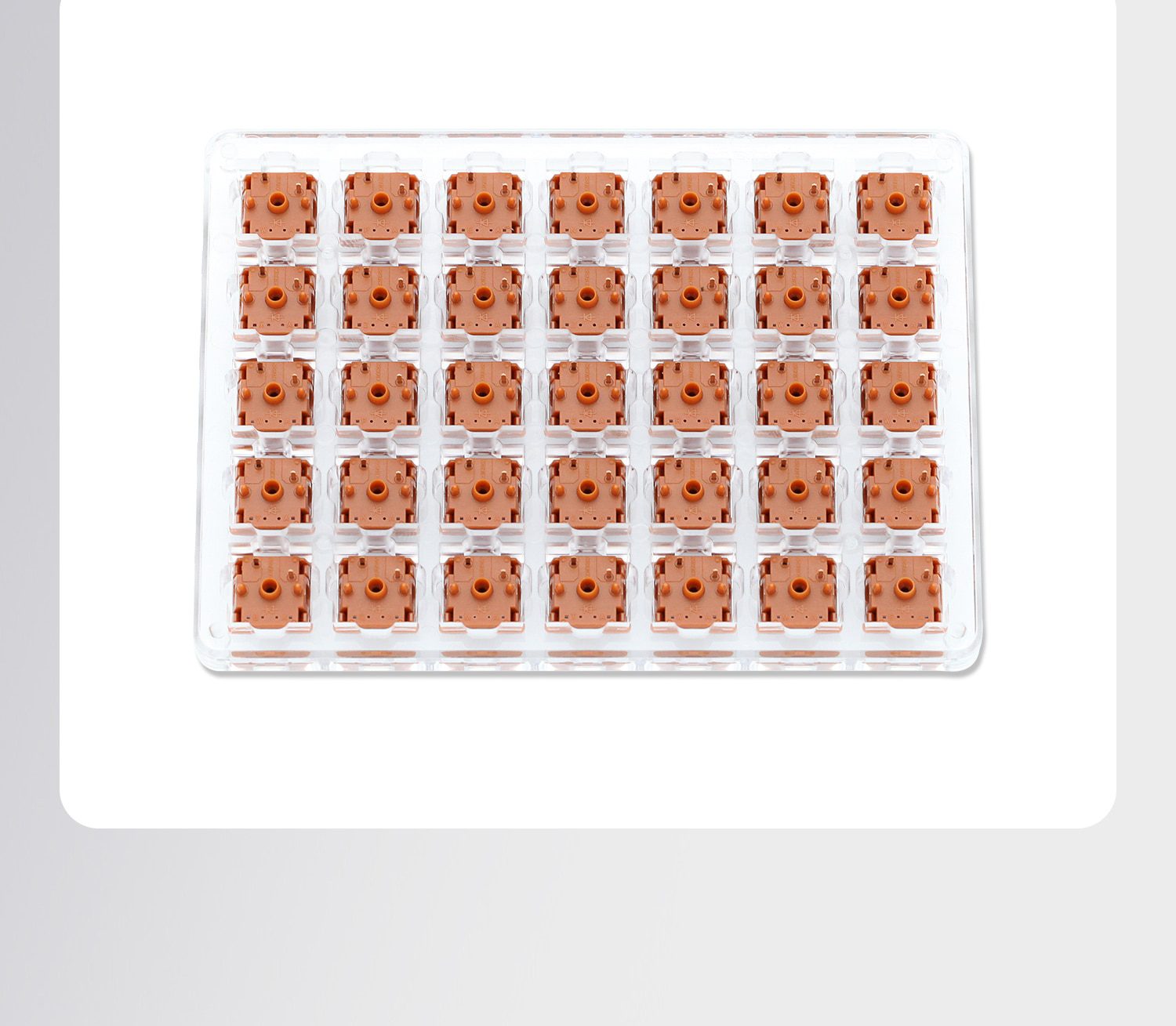 35pcs Gateron CAP V2 Gold Borwn Milky Brown Switch Extras 5pin RGB Tactile 55g mx stem switch for mechanical keyboard 60m 35pcs Gateron CAP V2 Gold Borwn Milky Brown Switch Extras 5pin RGB Tactile 55g mx stem switch for mechanical keyboard 60m