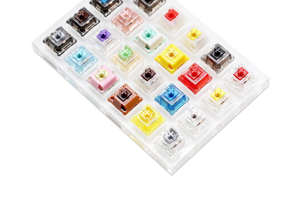 Acrylic Switch Tester Gateron Switch Huano Switch for Mechanical Keyboard Pro Yellow Red White Silver INK Black Blue CAP Yellow Acrylic Switch Tester Gateron Switch Huano Switch for Mechanical Keyboard Pro Yellow Red White Silver INK Black Blue CAP Yellow