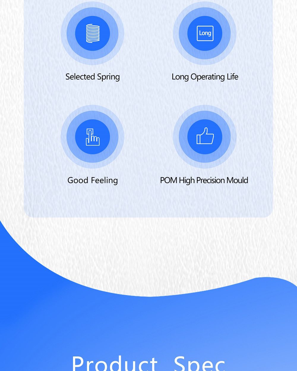 NEXTTIME Blue Star Switch RGB SMD Linear 60g Switches For Mechanical keyboard mx stem 3pin Blue POM PC NEXTTIME Blue Star Switch RGB SMD Linear 60g Switches For Mechanical keyboard mx stem 3pin Blue POM PC