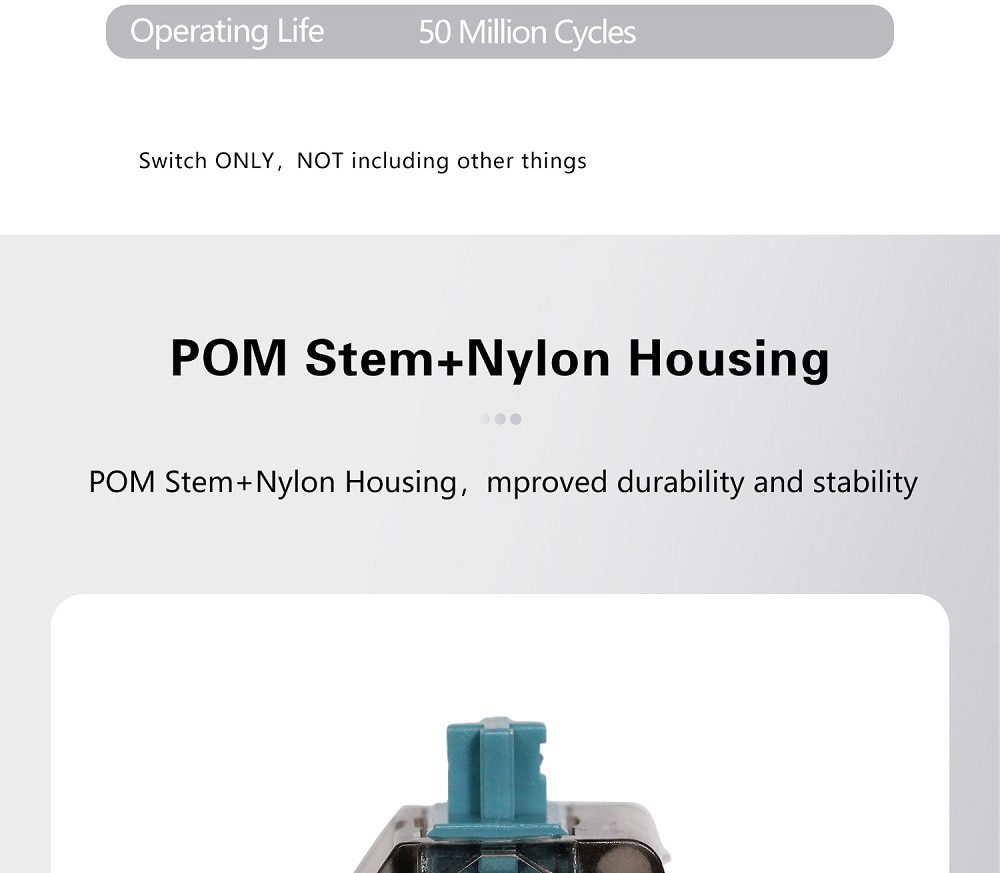 DUROCK T1 Switch 67g Mechanical Key Switches Unique Heavy Tactile Feelings 5 Pins Tactile Switches for Mechanical Keyboard DUROCK T1 Switch 67g Mechanical Key Switches Unique Heavy Tactile Feelings 5 Pins Tactile Switches for Mechanical Keyboard