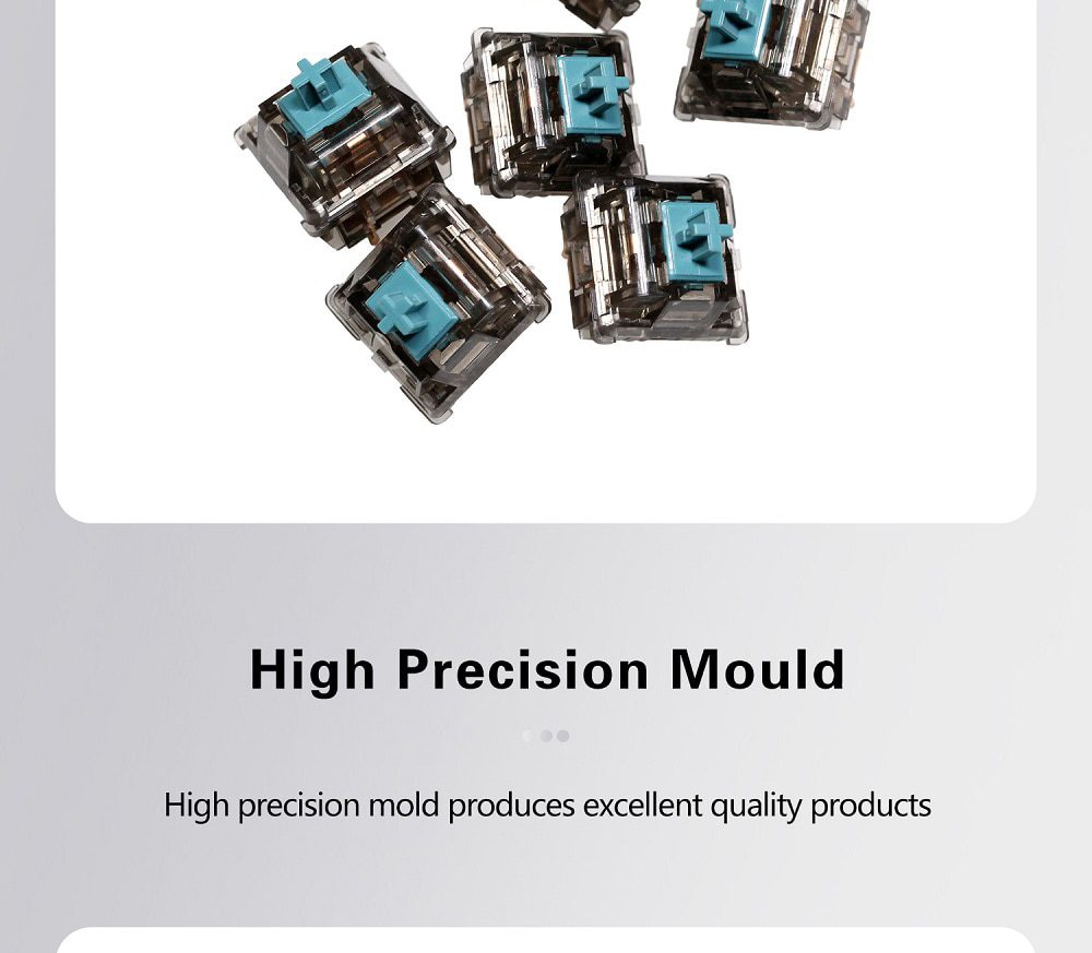 DUROCK T1 Switch 67g Mechanical Key Switches Unique Heavy Tactile Feelings 5 Pins Tactile Switches for Mechanical Keyboard DUROCK T1 Switch 67g Mechanical Key Switches Unique Heavy Tactile Feelings 5 Pins Tactile Switches for Mechanical Keyboard