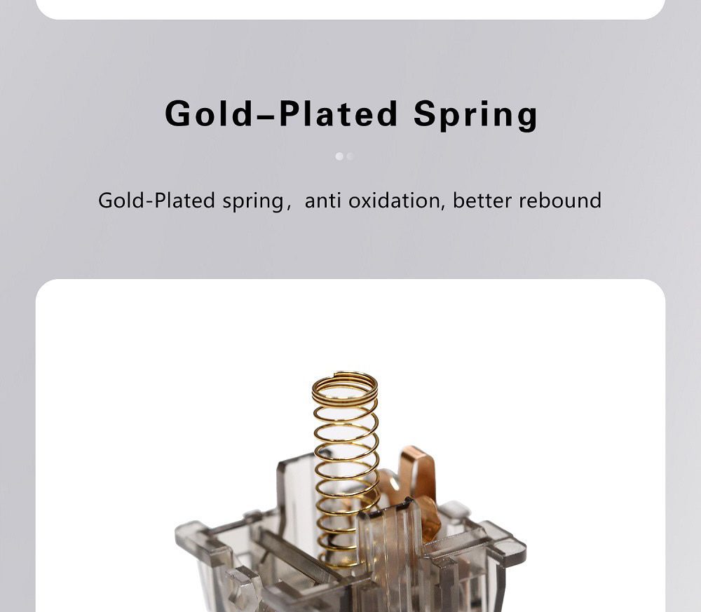 DUROCK T1 Switch 67g Mechanical Key Switches Unique Heavy Tactile Feelings 5 Pins Tactile Switches for Mechanical Keyboard DUROCK T1 Switch 67g Mechanical Key Switches Unique Heavy Tactile Feelings 5 Pins Tactile Switches for Mechanical Keyboard