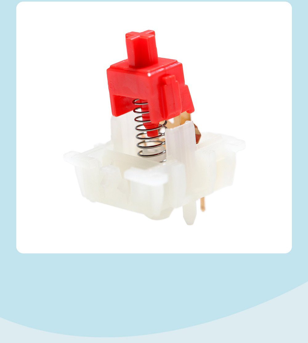 JWICK Red Yellow White Linear Switch 5pin RGB SMD 37g 60g 65g mx switch for mechanical keyboard 50m POM PC PA66 JWICK Red Yellow White Linear Switch 5pin RGB SMD 37g 60g 65g mx switch for mechanical keyboard 50m POM PC PA66