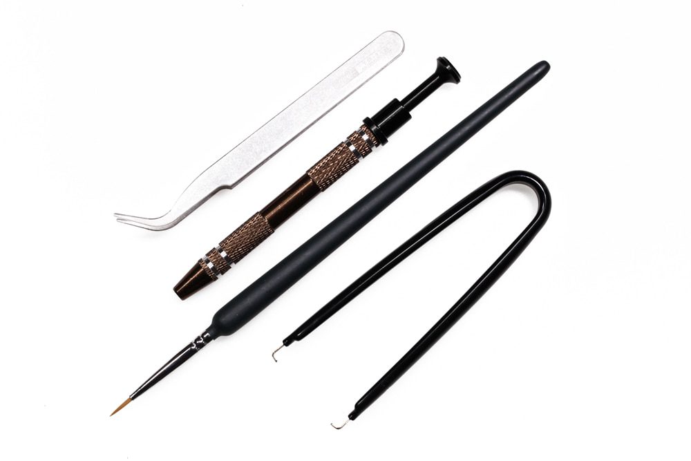 Mechanical Keyboard Tweezers Lube tool Brush Switch Puller Stem Picker Holder IC Claw for cherry kailh gateron ttc candy switch Mechanical Keyboard Tweezers Lube tool Brush Switch Puller Stem Picker Holder IC Claw for cherry kailh gateron ttc candy switch